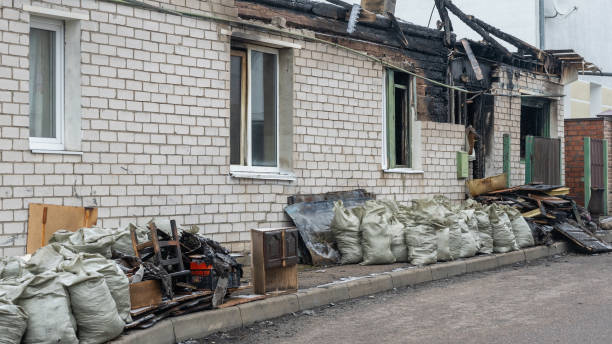 Professional Fire Damage Removal technician working in Palm Harbor, FL